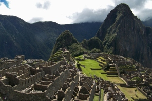 Huayna Picchu overlooks the ridgetop city